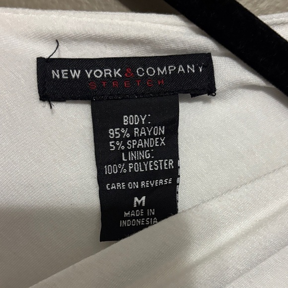 New York & Company Ivory Stretch Dress - Picture 2 of 2